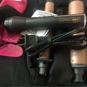 Infinity Pro Conair Interchangeable wand with case NWOT